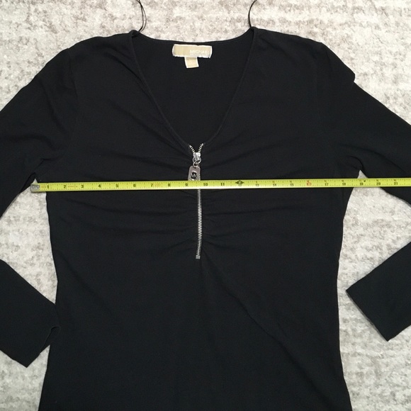 MICHAEL Michael Kors
Black Zippered Shirt Size L - Picture 7 of 9